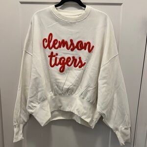 🆕 Beautiful Pressbox Clemson Tigers Sweatshirt. L. NWT!💥